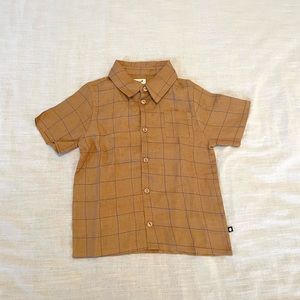 Oeuf 6-7Y Short Sleeve Button Down